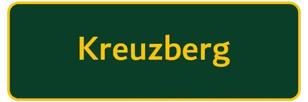 Bezirksschild von Berlin Kreuzberg