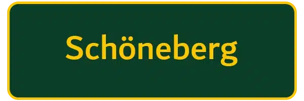 Bezirksschild von Berlin Schöneberg